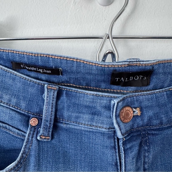 Talbots straight leg jean medium wash Size 10 - Picture 3 of 6